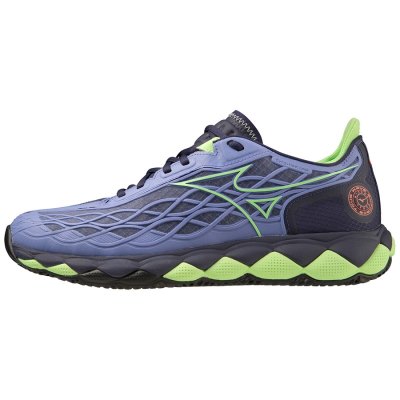 Zapatillas Padel Mizuno WAVE Enforce Tour Padel Hombre Morados / Verdes Claro / Azul Marino - Chile